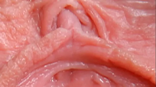 Oglejte si Female textures - Push my pink button (HD 1080p)(Vagina close up hairy sex pussy)(by rumesco Energy Tube