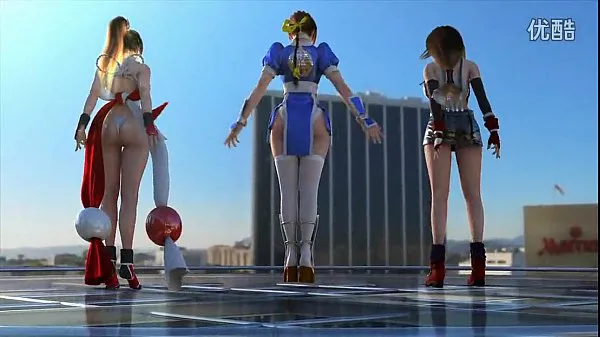 Nézze meg az Animation hot dance Dance Shiranui, Tifa and Kasumi Energy Tube-t