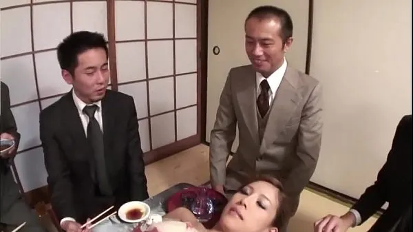 Se Sashima eaten off of japanese woman energy Tube