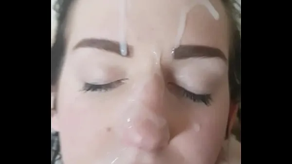Watch Teen girlfriend takes facial energy Tube
