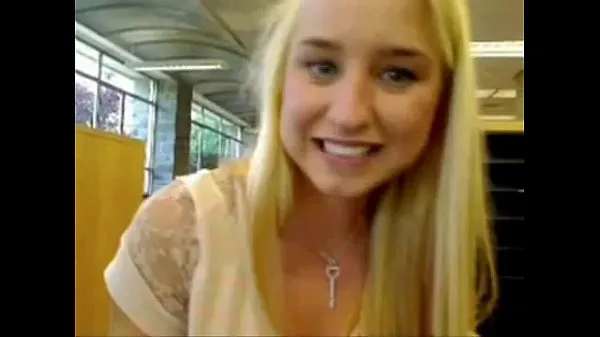 شاهد Blond girl squirts in public school - more videos of her on أنبوب الطاقة
