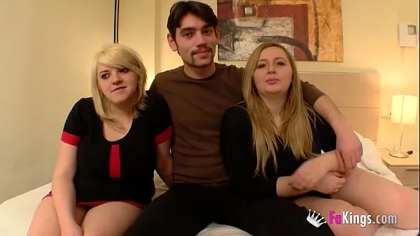 Watch Blonde cousins introducing the guy they started having sex with energy Tube