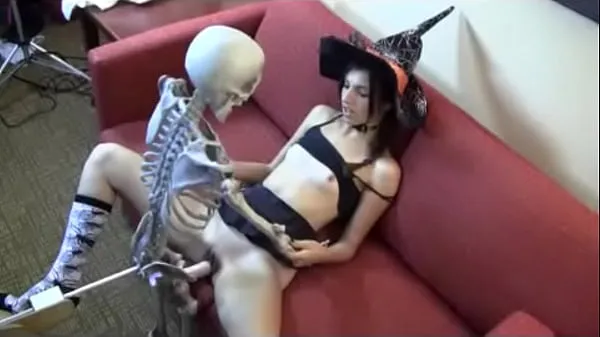 Watch Who is she? Witch fucking skeleton energy Tube