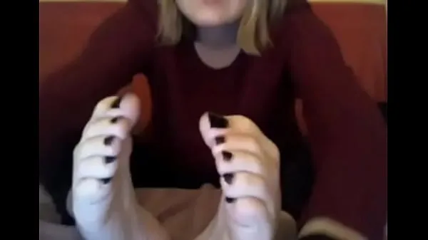 Watch webcam model in sweatshirt suck her own toes energy Tube