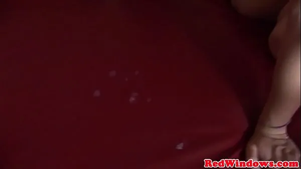 Tonton Blonde dutch hooker facialized after fucking Energy Tube