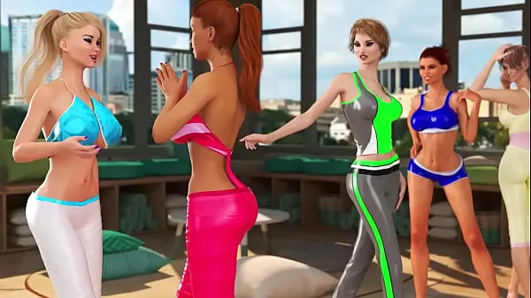 Tonton Futa Fuck Girl Yoga Class 3DX Video Trailer Tabung energi