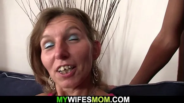 Watch Tanned old mom spreads legs for his hubby energy Tube