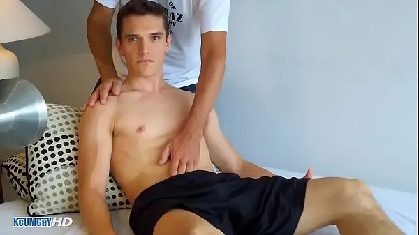 Watch Christophe French sea guard gets wanked his huge cock by 2 guys in spite of him energy Tube