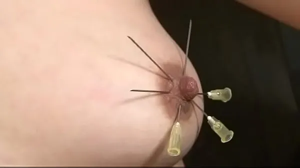 Watch japan BDSM piercing nipple and electric shock energy Tube