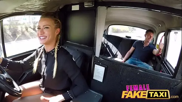 Nézze meg az Female Fake Taxi Horny blonde driver Cherry Kiss recognises studs cock Energy Tube-t