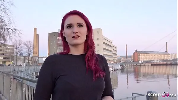 Παρακολουθήστε το GERMAN SCOUT - Redhead Teen Melina talk to Fuck at Street Casting Energy Tube