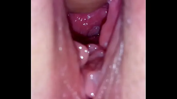 Oglejte si Close-up inside cunt hole and ejaculation Energy Tube
