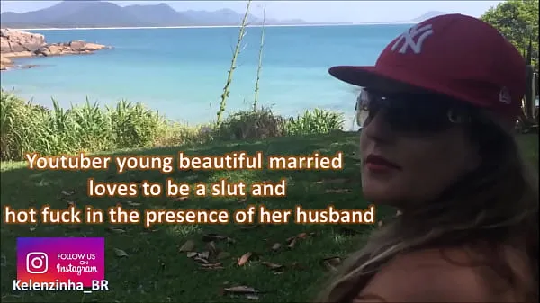 Titta på youtuber young beautiful married loves to be a slut and hot fuck in the presence of her husband - come and see the world of Kellenzinha hotwife energy Tube
