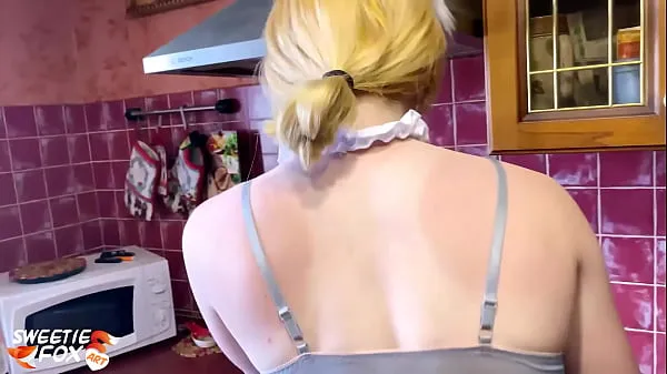 Titta på Fox Maid Cosplay - Blowjob and Hard Doggystyle Sex in the Kitchen energy Tube