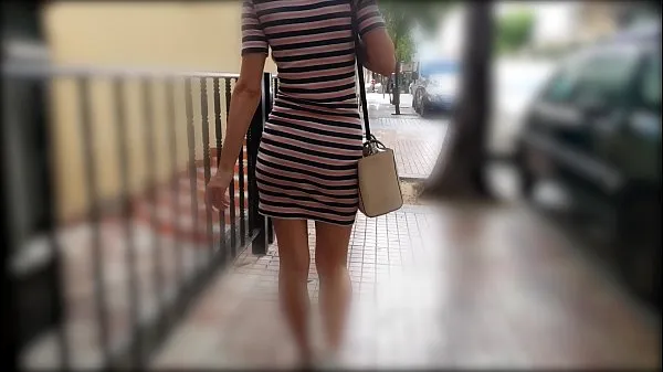 Se Watching Sexy Wife From Behind Walking In Summer Dress energy Tube