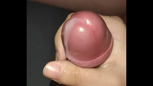 Watch Jerking off with a nice shot energy Tube