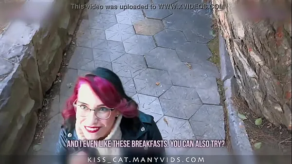 Παρακολουθήστε το KISSCAT Love Breakfast with Sausage - Public Agent Pickup Russian Student for Outdoor Sex Energy Tube