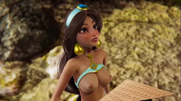 Tonton Disney Futa - Raya gets creampied by Jasmine - 3D Porn Tabung energi