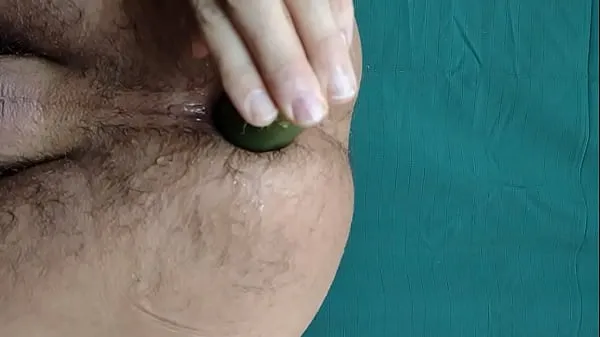 Watch Cucumber in asshole energy Tube