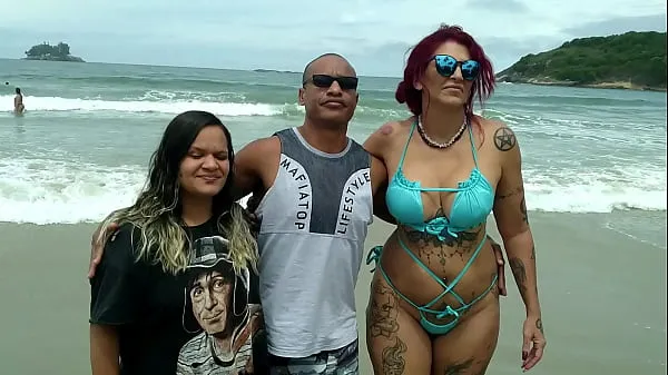 Watch Porn actress on the beach. Melissa Devassa - Paty Bumbum - Casal De Cousins energy Tube