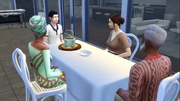 Παρακολουθήστε το Lunch with Neighbor, Turns into a Swinging (Promo) | The Sims/ 3D Hentai Energy Tube