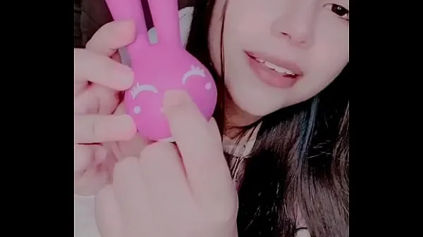 Watch Curious girl masturbating with a bunny toy energy Tube