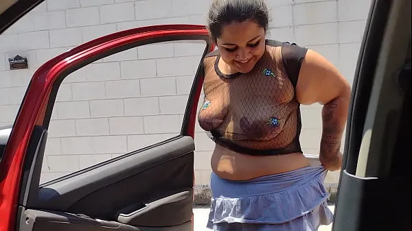 Se Mary cadelona married shows off her topless and transparent tits in the car for everyone to see on the streets of Campinas-SP in broad daylight on a Saturday full of people, almost 50 minutes of pure real bitching energy Tube