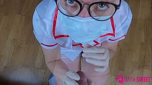 Oglejte si Very Horny Sexy Nurse Suck Dick and Fucks her Patient with Facial - Nata Sweet Energy Tube