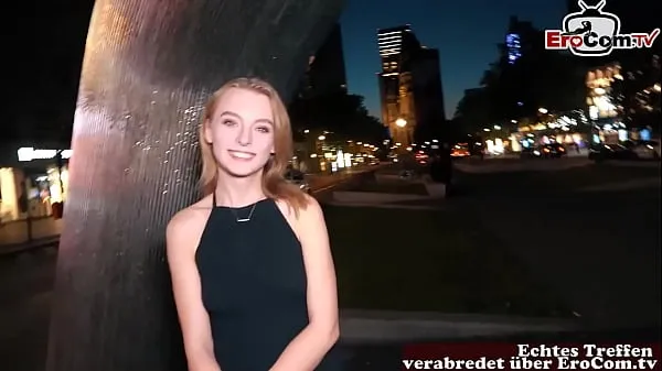 Watch Cute german blonde Teen with small tits at a real Fuckdate energy Tube