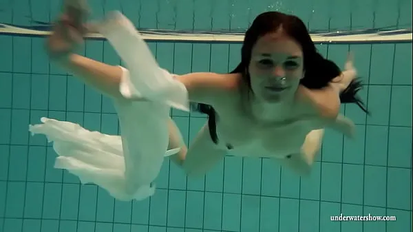 Watch Swimming pool hotties swim and strip for you energy Tube
