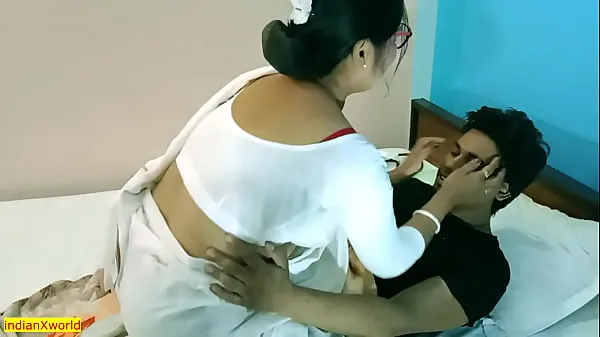 Tonton Indian sexy nurse best xxx sex in hospital !! with clear dirty Hindi audio Tabung energi