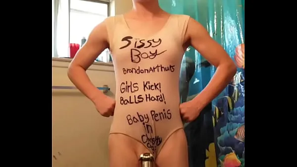 Assista Brandon Arthurs cocksucking viado Exposed vestindo Ballerina Leotard Fresno Califórnia tubo de energia