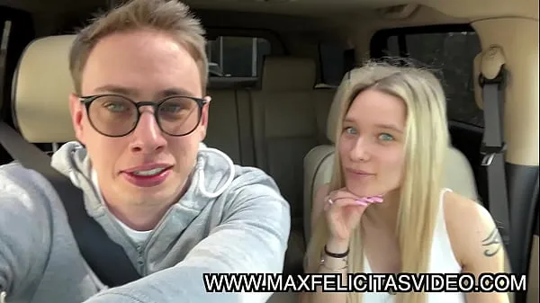 Watch BIG TITS AND BLUE EYES AZZURRA EYES TOUCH HER PUSSY INSIDE THE HUMMER CAR OF MAX FELICITAS energy Tube