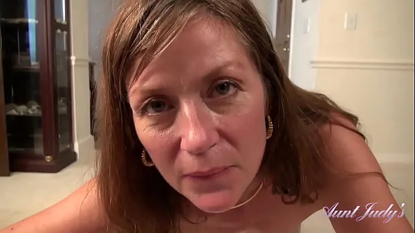 Watch AuntJudys - 43yo Full-Bush Step-Aunt Isabella - Special Delivery POV energy Tube