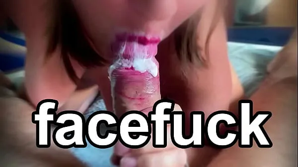 Oglejte si AMATEUR FACEFUCK. FACE FUCK CUM SWALLOW. CUM IN MOUTH HOMEMADE Energy Tube
