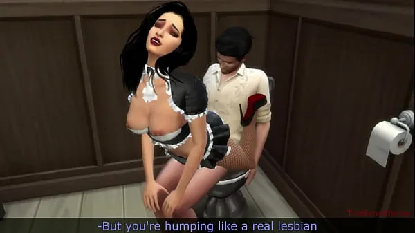 Se Maid fucked by her boss, She is a lesbian energy Tube