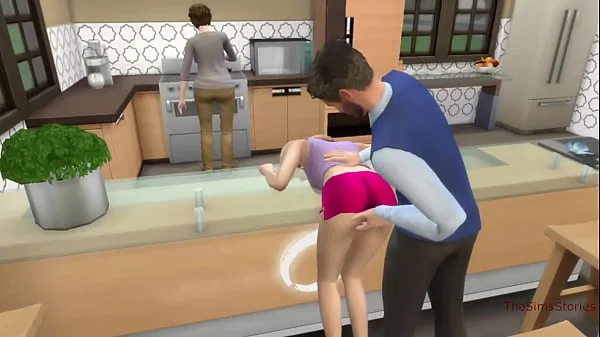 Tonton Sims 4, Stepfather seduced and fucked his stepdaughter Tabung energi
