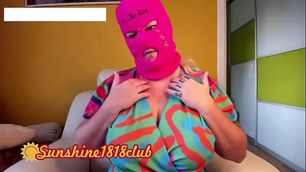 Tonton Neon pink skimaskgirl big boobs on cam recording October 27th Energy Tube