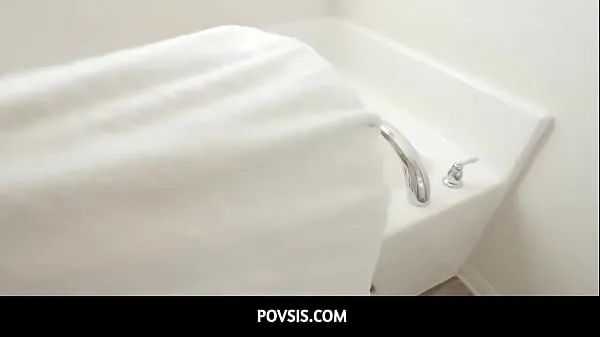 Tonton PovSis - Fucking My Hot Stepsister Over The Bathtub POV Energy Tube