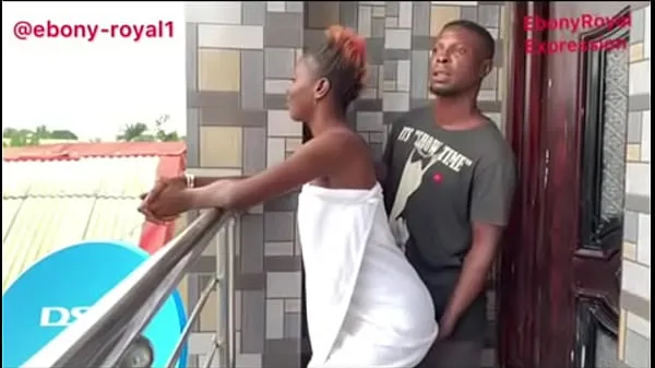 Lagos big boy fuck her step sister at the balcony full video on Red Enerji Tüpünü izleyin