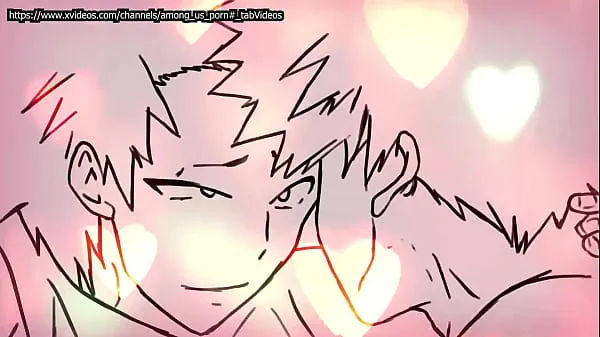 Tonton Bakugo fucks Kirishima after kissing him Energy Tube