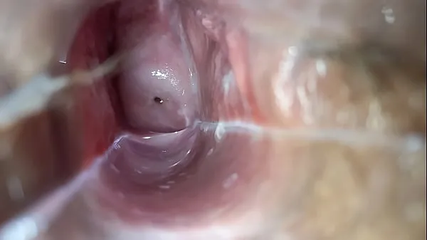Katso Pulsating orgasm inside pussy Energy Tube