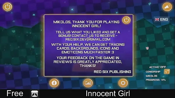 Παρακολουθήστε το Innocent Girl p2(Paid steam game) Sexual Content,Nudity,Casual,Puzzle,2D Energy Tube
