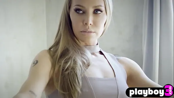 Watch Sexy MILF Nicole Aniston exposed her hot body and put perfect ass in the first plan during posing for the Playboy energy Tube