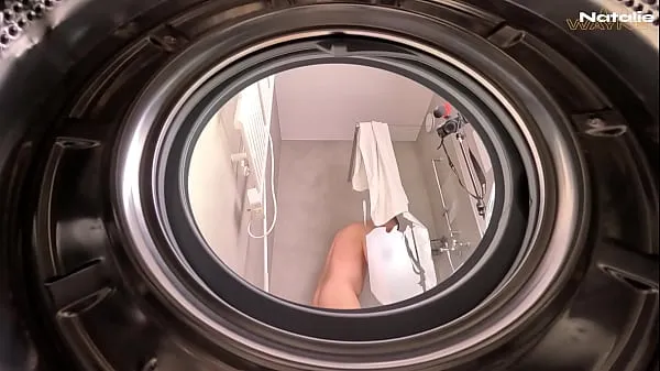 Watch Big Ass Stepsis Fucked Hard While Stuck in Washing Machine energy Tube