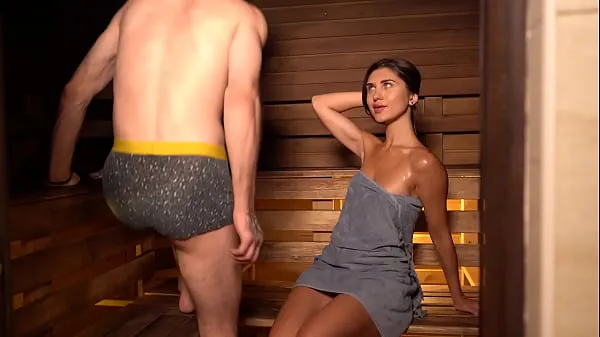 Watch It was already hot in the bathhouse, but then a stranger came in energy Tube