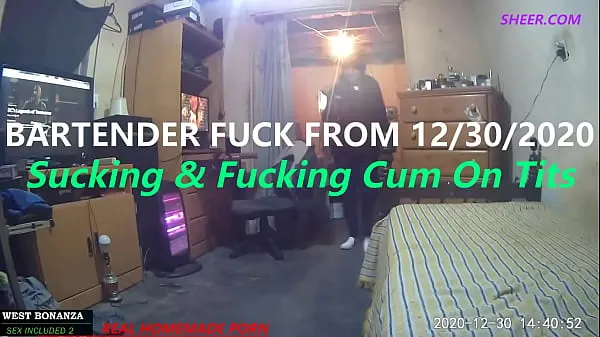 观看Bartender Fuck From 12/30/2020 - Suck & Fuck cum On Tits能量管