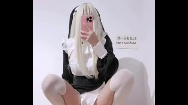 Nézze meg az The shy nun Mayuziii in white stockings is so perverted in private. She is inserting a fake dick into her pussy to masturbate. She is in heat and anyone can fuck her Energy Tube-t