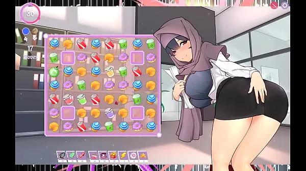 Tonton Tsundere Milfin [ HENTAI Game PornPlay ] Ep.4 boss in hijab show me her dripping wet pussy Energy Tube