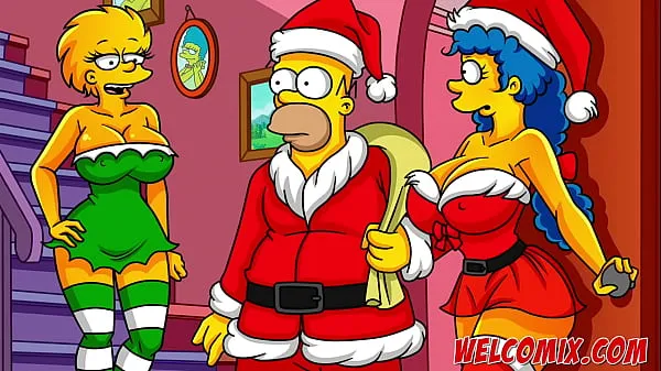 Assista Presente de Natal! Dando sua esposa de presente para mendigos! Os Simptoons, Simpsons Hentai tubo de energia